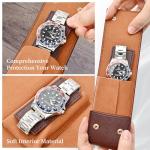 Luxury Leather Watch Case Pouch for Travel