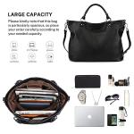 Kattee Women's Soft Leather Tote Satchel Bag