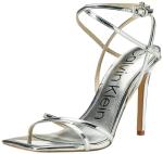 Calvin Klein Silver Heeled Sandal for Women