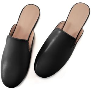 Reimferce Women’s Black Slip-On Mules for Work