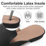 Reimferce Women’s Black Slip-On Mules for Work