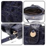 Crocodile Embossed Small Crossbody Bag for Women