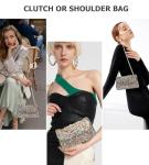 Sparkly Rhinestone Clutch for Evening Outings
