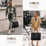 Chic LOVEVOOK Waterproof Laptop Bag for Women