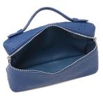 Rejolly Navy Blue Leather Crossbody Bag
