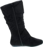 Klein-70 Women's Black Mid-Calf Buckle Boots