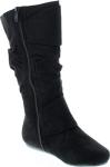 Klein-70 Women's Black Mid-Calf Buckle Boots