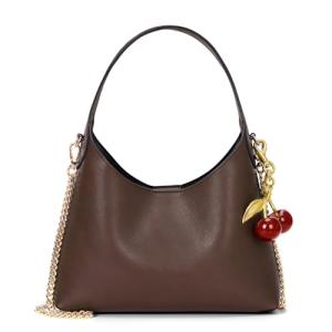 Trendy Cherry Faux Leather Hobo Bag