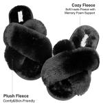 Cozy Faux Fur Slippers with Memory Foam