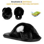 Cozy Faux Fur Slippers with Memory Foam