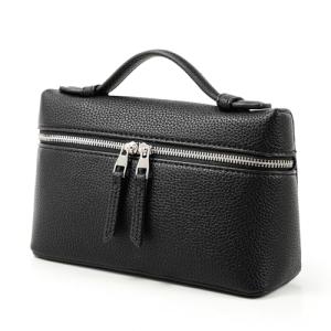 Trendy Black Leather Crossbody Bag for Women