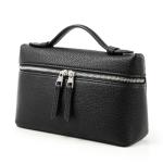 Trendy Black Leather Crossbody Bag for Women