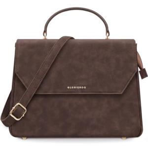 Stylish Vegan Leather Insulated Lunch Tote Bag