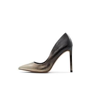 ALDO Lala Black and Gold Women's Pumps