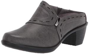 Easy Street Grey Women's Mules, Size 8