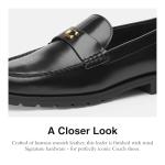 COACH Jolene Black Women's Loafers, Size 6.5