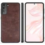 Slim Vintage Leather Galaxy S21 Case in Dark Brown