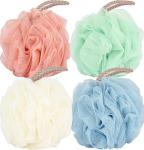 Loofah Shower Sponges - 4 Pack Variety
