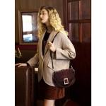 Luxury Crocodile Pattern Leather Crossbody Bag