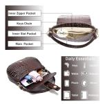 Luxury Crocodile Pattern Leather Crossbody Bag