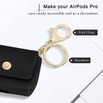 Luxury PU Leather AirPods Pro Case - Black