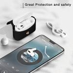 Luxury PU Leather AirPods Pro Case - Black