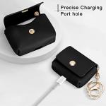 Luxury PU Leather AirPods Pro Case - Black