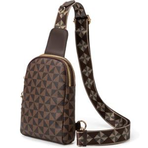 LBiayion Sling Bag for Women, Crossbody Fanny Pack - Lightweight Chest Bag for Travel, Adjustable Strap & Hidden Pocket