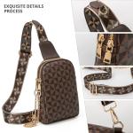 LBiayion Sling Bag for Women, Crossbody Fanny Pack - Lightweight Chest Bag for Travel, Adjustable Strap & Hidden Pocket