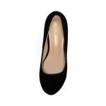 DREAM PAIRS Tiffany Women's Classic Elegant Versatile Low Stiletto Heel Dress Platform Pumps Shoes,Size 8,Black/Nubuck,TIFFANNY