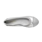 DREAM PAIRS Women's Sole-Flex Ballerina Walking Flats Shoes,Size 8,Silver,Sole-Flex