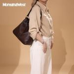 Montana West Hobo Bag for Women Designer Ladies Hobo Bucket Purse Totes Bag Handbags Chic Shoulder Bag,MWC-128-CF