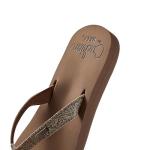 Reef Star Cushion Womens Flip Flop, Soft Cushion Footbed, Arch Support, Almond, 9