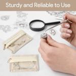 12pcs Travel Jewelry Pouch Travel Jewelry Organizers Travel Jewelry Bag Storage Set for Women Transparent Storage Bag for Jewelry Small Jewelry Roll Pouch with Silver Polishing Microfiber Cloth