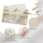 12pcs Travel Jewelry Pouch Travel Jewelry Organizers Travel Jewelry Bag Storage Set for Women Transparent Storage Bag for Jewelry Small Jewelry Roll Pouch with Silver Polishing Microfiber Cloth