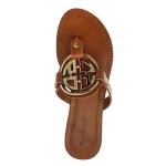 Pierre Dumas Women's Tan Colored Flat Sandals