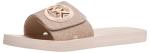 Michael Kors Women's MK Charm Slide, Rose Gold, 9