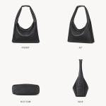BOSTANTEN Shoulder Bag for Women Trendy Summer Hobo Handbag Purse Top-handlde Tote Bag, Black