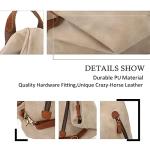 KL928 PU Leather Vintage Backpack – Large Casual Daypack Outdoor Travel Rucksack Hiking Backpacks for Men Women