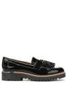 Franco Sarto Black Carolynn Tassel Loafers, Size 8.5