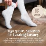 Unboxme Cloud Fuzzy Socks | One Size Fits Most (US 6–12) | Ultra-Soft Sleep & Bed Socks | Machine Washable | Gift-Ready | 100% Polyester