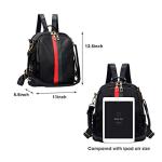 Alovhad Mini Backpack Purse for Women - Black