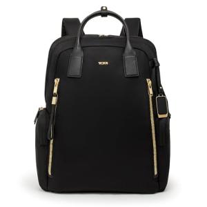 TUMI - Voyageur Atlanta Backpack - Travel Backpack for Women - For Business, Commute - Holds Up to 17" Laptop - Black & Gold Hardware