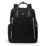 TUMI - Voyageur Atlanta Backpack - Travel Backpack for Women - For Business, Commute - Holds Up to 17" Laptop - Black & Gold Hardware