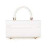 Milan Chiva Small Purses for Women Designer Mini Top Handle Purse Cute Handbags Barrel Shape Purse MC-400WT