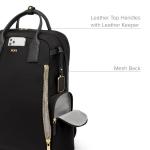 TUMI - Voyageur Atlanta Backpack - Travel Backpack for Women - For Business, Commute - Holds Up to 17" Laptop - Black & Gold Hardware