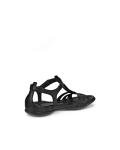 Ecco Womens Flash T-Strap Gladiator Sandal, Black, 38 EU/7-7.5 M US
