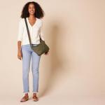 Amazon Essentials Women's Mary Jane Ballet Flat, Snake Faux Leather, 8