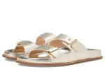 Cole Haan Womens Marisol Footbed Sandals Soft Gold Leather 9.5 Medium