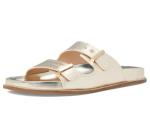 Cole Haan Womens Marisol Footbed Sandals Soft Gold Leather 9.5 Medium